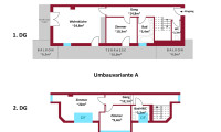 Wohnung - , keine Angabe - 10 Minuten zur U2 - direkt am oberen Mühlwasser - nur noch 3 DG Maisonette verfügbar - grüne Ruhelage - Klimaanlage - Tiefgaragenstellplatz