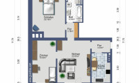 Wohnung - 5760, Saalfelden am Steinernen Meer - 3,5 Zimmer mit Südbalkon - generalsanierte neue Küche und Bad - ab 1. Mai 2025