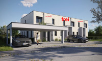 Haus - 4050, Traun - Schlüsselfertiges, gefördertes Reihenhaus inkl. Carport in Ödt, nahe dem Badesee: 5 Zimmer, Terrasse, Eigengarten.