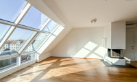 Wohnung - 1020, Wien - Klimatisierte Dachgeschoss Maisonette mit 2 Terrassen und Kamin nahe Uno City!