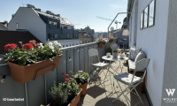 Wohnung - 1050, Wien - Dachgeschoßwohnung mit Potenzial | Balkon | Weitblick über Wien