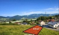 Grundstück - 8670, Krieglach - *** TOP ANGEBOT 975m² Baugrundstück 572/4 in Krieglach: Ruhige, Erhöhte Lage mit wundervollem Ausblick ***