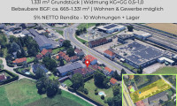 Zinshaus Renditeobjekt - 8055, Graz - Gute Lage Triesterstraße! Zinshaus mit 10 Wohnungen + Lager | 549 m² vermietet | ca. € 3.300 Netto/Monat