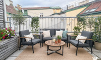 Wohnung - 1050, Wien - Urbanes Wohnen über den Dächern - stilvolle DG-Wohnung mit eigener Terrasse | Lift