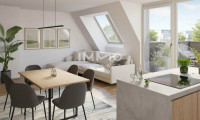 Wohnung - 1100, Wien - WOHN(T)RAUM OBERLAA: Stilvolle Dachgeschosswohnung – Erstbezug inklusive
