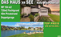 Haus - 2454, Trautmannsdorf an der Leitha - Das Haus am See mit Ausbau-Potential.  Der Traum vom eigenen Badestrand. Nähe Wien-Schwechat.