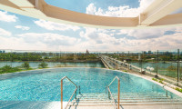 Wohnung - 1220, Wien - DANUBEFLATS I 15. Etage I 2-Zimmer Wohnung möbliert I Ausblick Kahlenberg I Pool und SPA