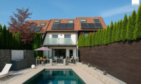 Haus - 5300, Hallwang - Traumhaft schöne, moderne Reihenvilla mit Pool, Garten, Terrasse und Garage - ideale Lage in Hallwang mit schönem Ausblick!