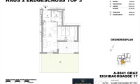 Wohnung - 8041, Graz - Moderne 2-Zi-Whg mit Loggia, Fußbodenheizung in 8041 Graz!