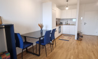 Wohnung - 1030, Wien - VOLL MÖBLIERT + INTERNET INKLUSIVE | 2-Zi Q Tower 9. OG, Süd-Balkon (1030)