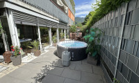 Wohnung - 6850, Dornbirn - DORNBIRN-Gartenwohnung/Terrassenwohnung, ca. 57 m2 plus beheizter, ganzjährig nutzbarer Wintergarten ca. 19 m2, wie ein 2. Wohnzimmer, inkl. 1 TG, direkter Zweit-Zugang über die Terrassenanlage, verschließbares Gartentor.