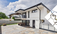 Haus - 6073, Sistrans - Außergewöhnliches Architektenhaus mit showroomartiger Tiefgarage und repräsentativem Bürobereich in Sistrans