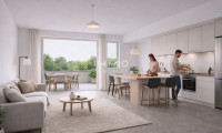 Wohnung - 1210, Wien,Floridsdorf - INVESTMENTCHANCE mit PRE-SALE-PREIS: 1,5-Zimmer Apartment mit Freiflächen zur KURZZEITVERMIETUNG