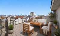 Wohnung - 1100, Wien - Über den Dächern von Wien: 2,5-Zimmer-Maisonette mit Sonnenterrasse, U1 Troststraße