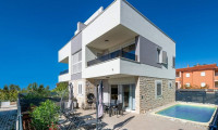Haus - 52215, Betiga - Exklusive Doppelhaushälfte mit Pool und Meerblick auf die Brijuni-Inseln in Barbariga / Betiga
