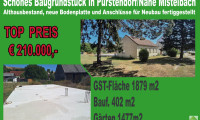Grundstück - 2126, Pürstendorf - Schönes großes Baugrundstück in Pürstendorf mit Althausbestand, Fundamente und Anschlüsse für Neubau.