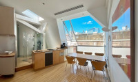 Wohnung - 1010, Wien - Yacht-inspirierte Architektur und dynamischer Balkon | Nähe Urania | Loftartige Dachgeschosswohnung | U1 & U4 Nähe