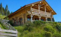 Haus - 8671, Alpl - *** Einzigartiges 160 m² Naturstammhaus mit Veranda und Balkon am Alpl – Ruhe, Panoramablick und Ferienvermietungspotenzial ***