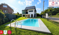 Haus - 3400, Klosterneuburg - Exklusive Doppelhaushälfte mit Pool in der Schwarzen Au – Erstbezug