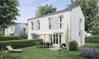 Haus - 2540, Bad Vöslau - Provisionsfrei! Niedrigenergie Doppelhaus | PV-Anlage, Luftwärmepumpe, ziegelmassiv | 4 Zimmer | Keller, Eigengarten & 2 Parkplätze