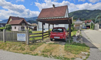 Haus - 8642, Sankt Lorenzen im Mürztal - Einfamilienhaus mit 3 Zimmer, Wohnküche, Bad mit Dusche, WC, ebener Garten, Carport, überdachte Laube.