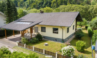 Haus - 9473, Lavamünd - Gartenparadies in einzigartiger Naturlage: Gepflegter Bungalow mit Wintergarten direkt an der Drau in Lavamünd