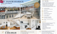 Wohnung - 1090, Wien - Dachterrassen-Maisonette mit Panoramablick in Bestlage des 9. Bezirks – Nähe Lycée Français