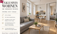 Wohnung - 1010, Wien - EXKLUSIVES WOHNEN IM HERZEN WIENS 49 m² , 2 ZIMMER , 5-STERNE-HOTELSERVICE, SOFORT VERFÜGBAR