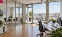 Büro / Praxis - 1120, Wien - Ca. 657,45 m² Bürofläche mit Terrassen zu vermieten – Bürogrößen individuell anpassbar und mit Fernblick bis zum Stephansdom