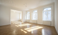 Büro / Praxis - 1030, Wien - Unbefristet im Diplomatenviertel! Repräsentatives 5-Zimmer-Stilaltbau-Büro mit zwei kleinen Balkonen beim Arenbergpark