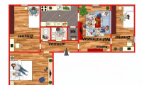 Wohnung - 3680, Persenbeug - 4 - Zimmer Wohnung / mit allgemein nutzbarem Garten in Persenbeug!