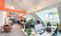Büro / Praxis - 1050, Wien - Stylisches Maisonette - Büro mit atemberaubender Dachterrasse nahe Naschmarkt! Garagen verfügbar!