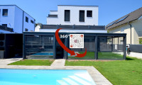 Haus - 2301, Groß-Enzersdorf - Top Zustand! Modern gepflegtes Einfamilienhaus mit 5 Zimmern + Wohnkeller, Wintergarten + Pool -Viel Platz an der Wiener Stadtgrenze: