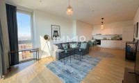 Wohnung - 1030, Wien - Entzückendes Apartment (vollmöbliert) mit Rundumblick und Goodies wie Concierge, Gemeinschaftsterrasse, Rooftop-Pool u.v.m.