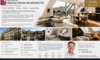 Wohnung - 1030, Wien - LUXUS-DACHGESCHOSS-MAISONETTE IM BOTSCHAFTSVIERTEL | 173 m² | 5 ZIMMER | TERRASSE