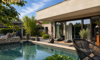 Haus - 2491, Hornstein - Einzigartiger Design-Bungalow mit Schwimmteich & Wellnessgarten nahe dem Neufelder See