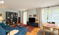 Wohnung - 1180, Wien,Währing - # SQ - VOLLMÖBLIERTE - ERDGESCHOSSWOHNUNG - 1180 WIEN GRENZE 1190 WIEN - 2 ZIMMER + GARTEN und TERRASSE