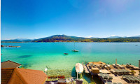 Wohnung - 9212, Techelsberg am Wörther See - Direkt am Wörthersee: sanierte Maisonette mit Terrasse, Bootsboje & Steg-Liegeflächen