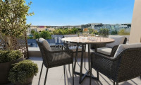 Wohnung - 1230, Wien - Wunderschöne 2 Zimmerwohnung mit Dachterrasse! Westseitig und im letzten Stock ohne Schrägen!