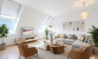 Wohnung - 1150, Wien - Hochwertige Dachgeschoß-Maisonette mit Terrasse in Top-Lage: Fantastischer Fernblick | Klimaanlage | Lichtdurchflutet | 1A-Zustand