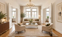 Wohnung - 1040, Wien - Lichtdurchflutet, renoviert und großzügig geschnitten - Elegante 4-Zimmer-Altbauwohnung mit Weitblick - in Top-Lage des 4. Bezirks beim Wiener Hauptbahnhof