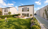 Haus - 2465, Höflein - NEU: 108 m² Einfamilienhaus | bis zu 3,50 m Raumhöhe, 37 m² Wohnküche & Garten – Ziegelmassiv, energieeffizient & provisionsfrei!