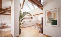 Wohnung - 6511, Zams - Loftatelier mit historischer Dachkonstruktion und Westloggia | TOP 04 | Villa Haueis Zams