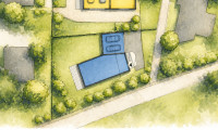 Grundstück - 6401, Inzing - charmantes Grundstück in Inzing mit Einzelhausstudie; Haus BLAU