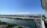 Wohnung - 1220, Wien - DANUBEFLATS: Elegant möbliertes Studio mit Cityblick: Doorman, Gym, Spa, Pool, Lounges - Internet inkl. - Tiefgaragenstellplatz möglich!