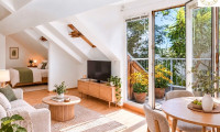 Wohnung - 1030, Wien - Lage mit Seltenheitswert – Dachgeschosswohnung mit Terrasse in idyllischer Innenhofruhelage